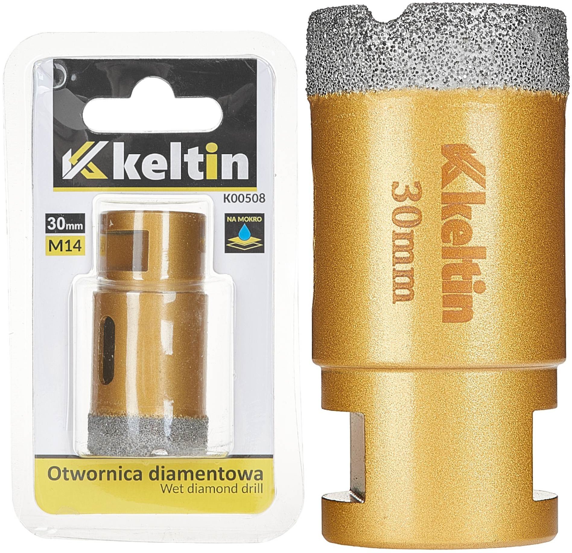 Otwornica diamentowa do gresu 30mm M14 (100)