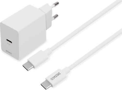 Deltaco Charger ELTACO 20 W, USB-C - USB-C, 1m ca