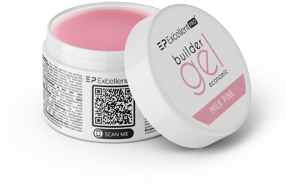 Excellent PRO Builder Gel Economic żel budujący Milk Pink 15g