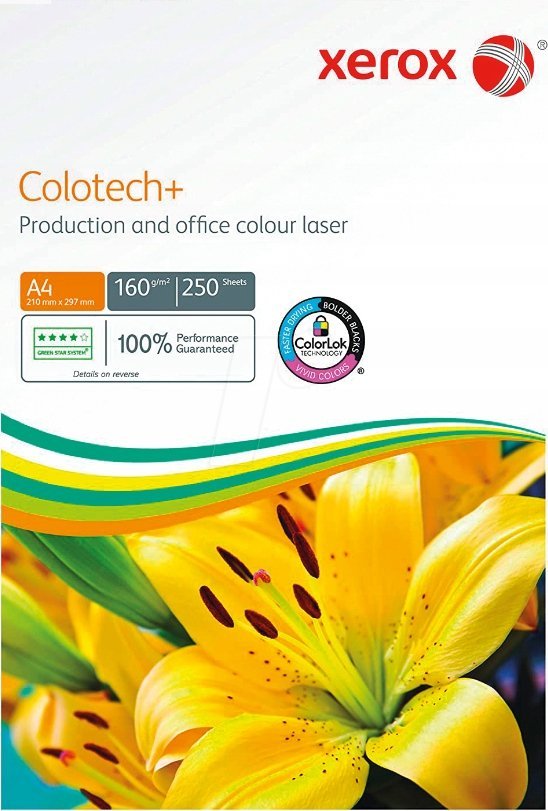 Xerox Xerox 003R99014, Laser printing, A4 (210x297 mm), 250 sheets, 160 g/m², White, 156 µm