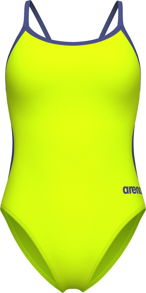 Damski Strój kąpielowy WOMEN'S SWIMSUIT LACE BACK SOLID