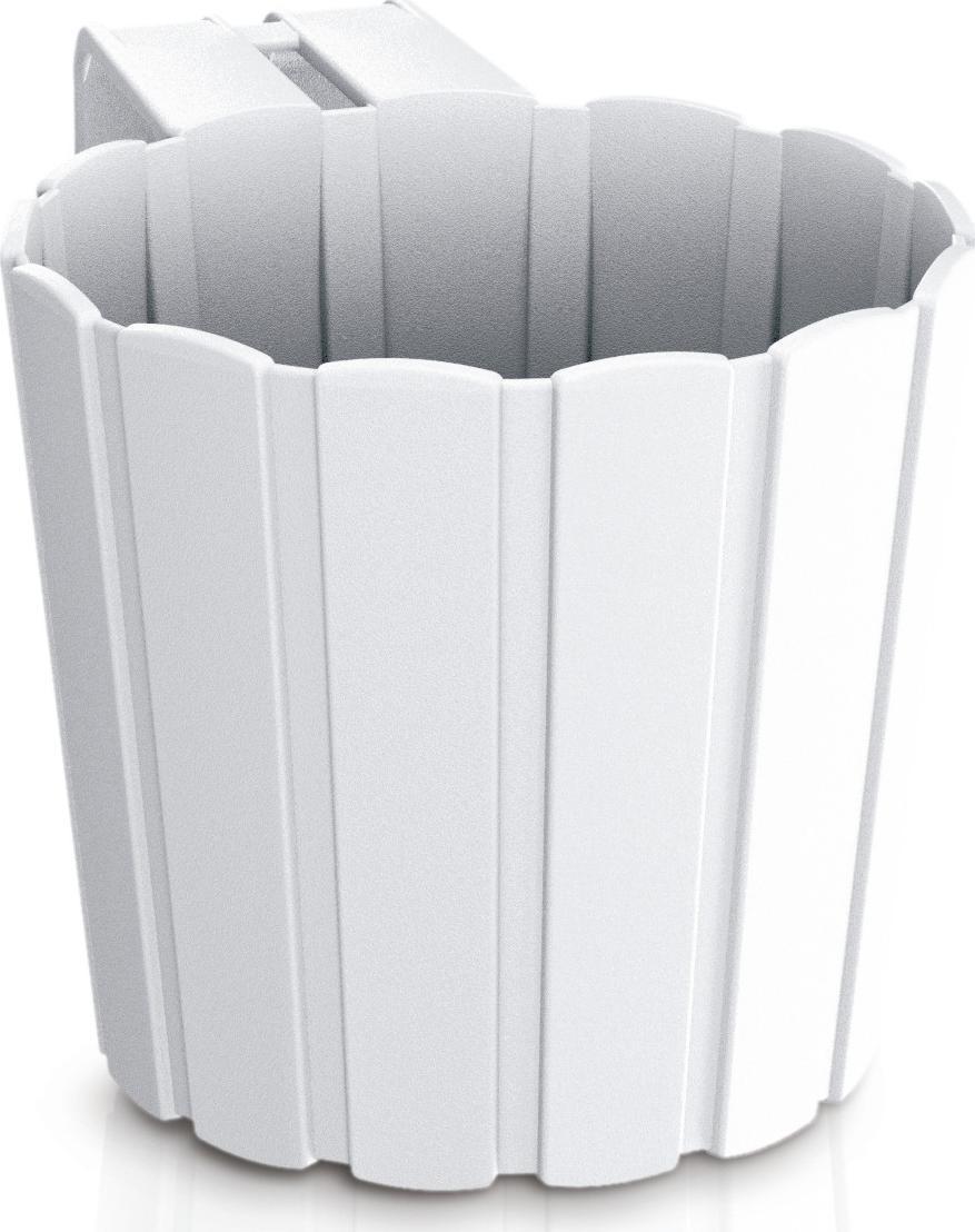 Prosperplast Doniczka z hakiem Boardee Hook DDEZ150 biała