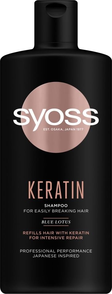 Syoss Keratin Szampon wygładzający do włosów łamliwych