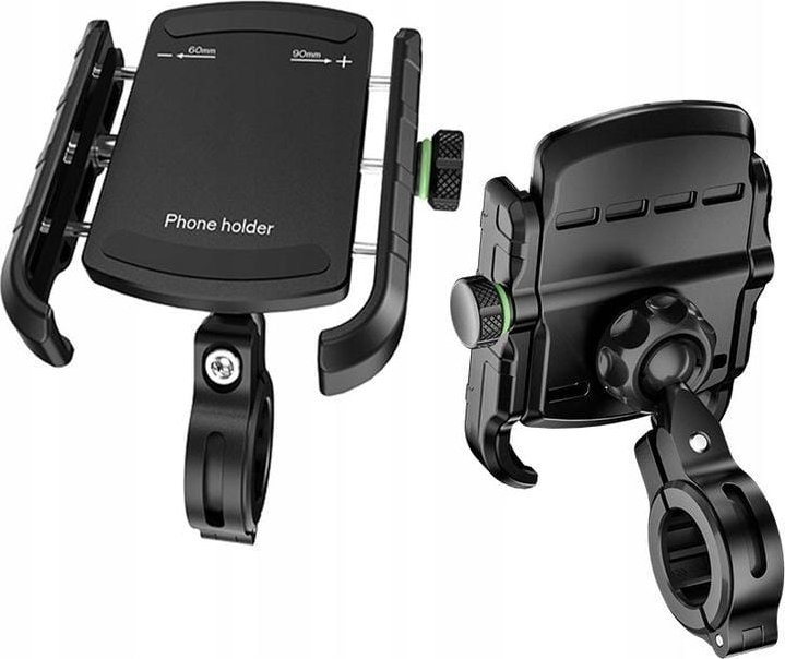 TKNconnect Metalowy uchwyt na telefon do kierownicy motocyklowej / pod śrubę