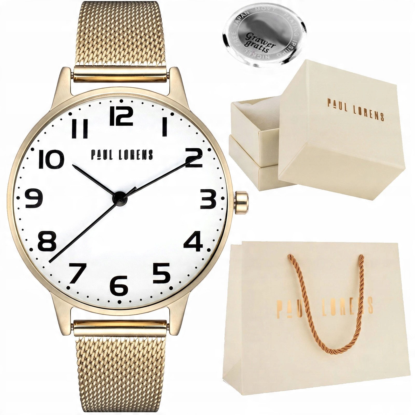 Zegarek damski Paul Lorens- ELNINO PROFI-3D1 z grawerem