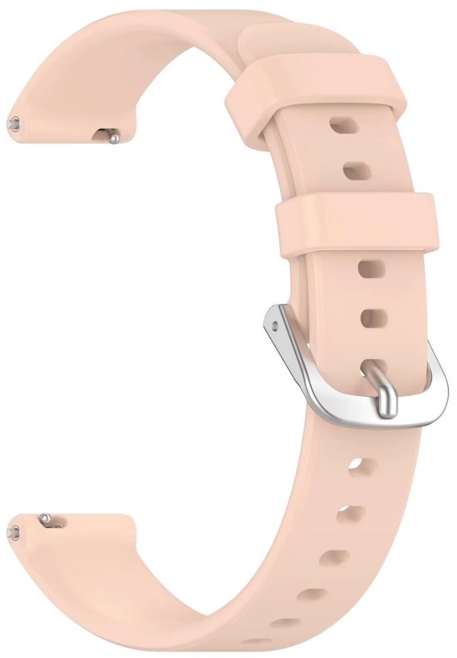 PASEK SILIKONOWY RÓŻOWY UNIWERSALNY DO SMARTWATCHA 22mm QS40 K7PRO