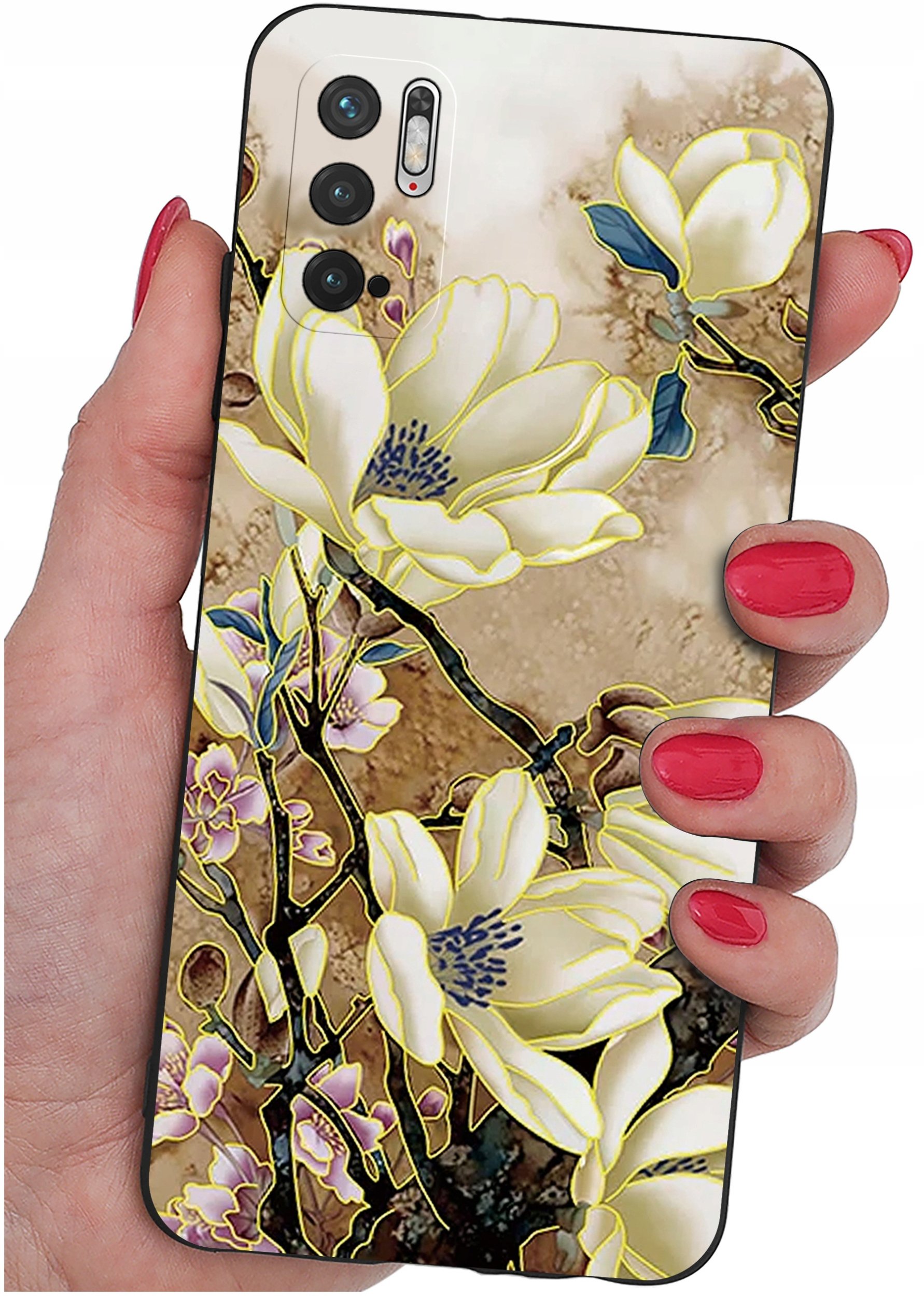 krainaGSM ETUI do Xiaomi Redmi Note 10 5G SILIKONOWE MATT CASE + SZKŁO 9H