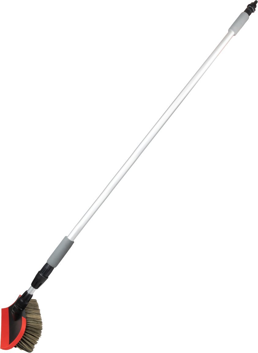 AMiO Szczotka teleskopowa przepływowa do mycia samochodu auta 141-240cm amio-03956