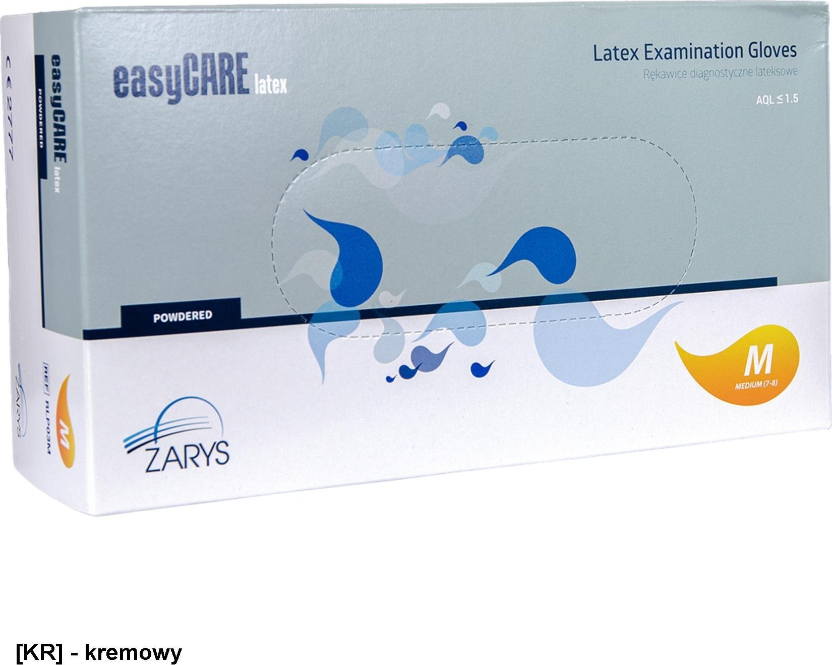 R.E.I.S. RZ-LATEX - Rękawice lateksowe diagnostyczne - pudrowane, easyCARE S