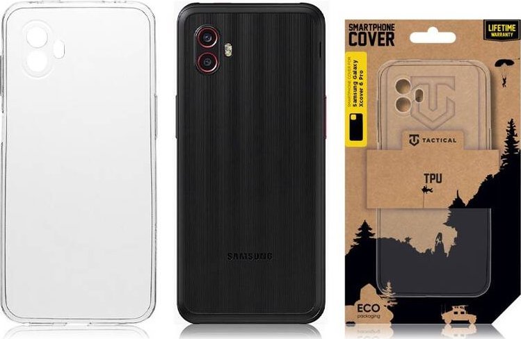 Tactical TPU Cover for Samsung Galaxy Xcover 6 Pro Transparent standard