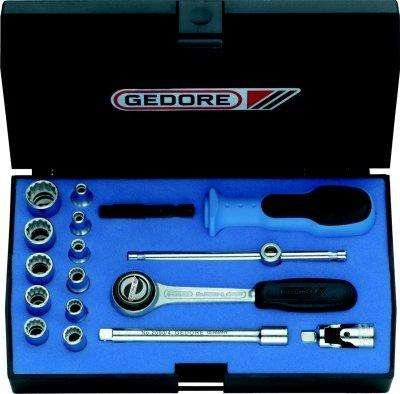 Zest. 12-katn. kluc. nasadowy. 1/4". 17cz.D EMU