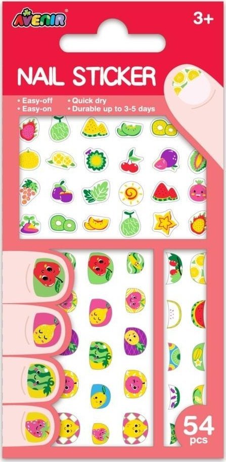 Naklejki na paznokcie - Owoce