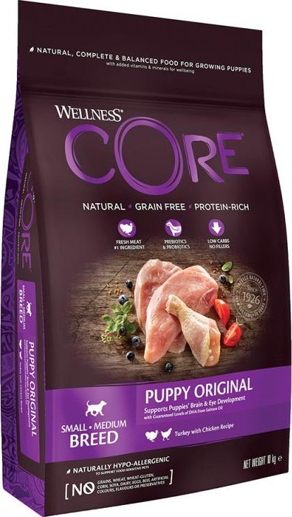 Eukanuba CORE Puppy Original Small/Medium 10 kg