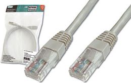 Digitus Patch cord kat.5e UTP szary 15m DK-1512-150