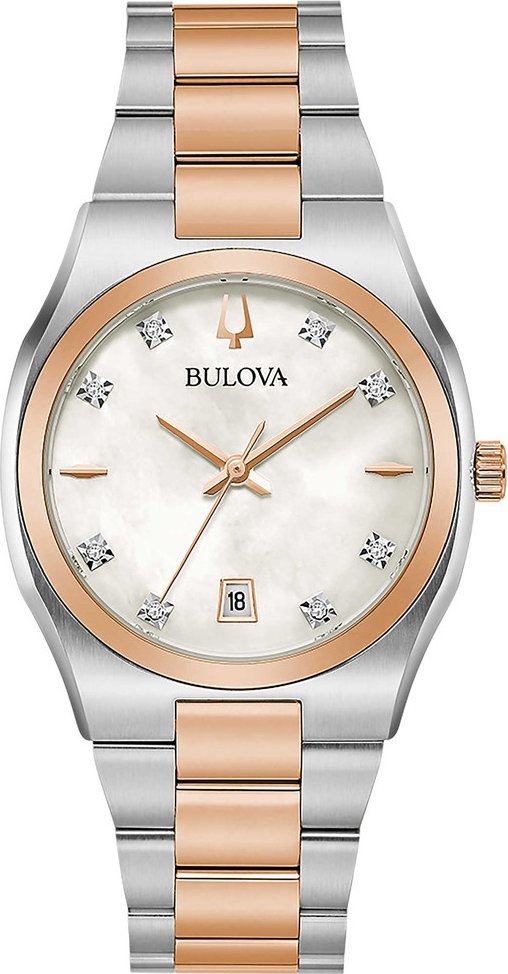 Zegarek Bulova Zegarek damski Bulova 98P199 srebrny