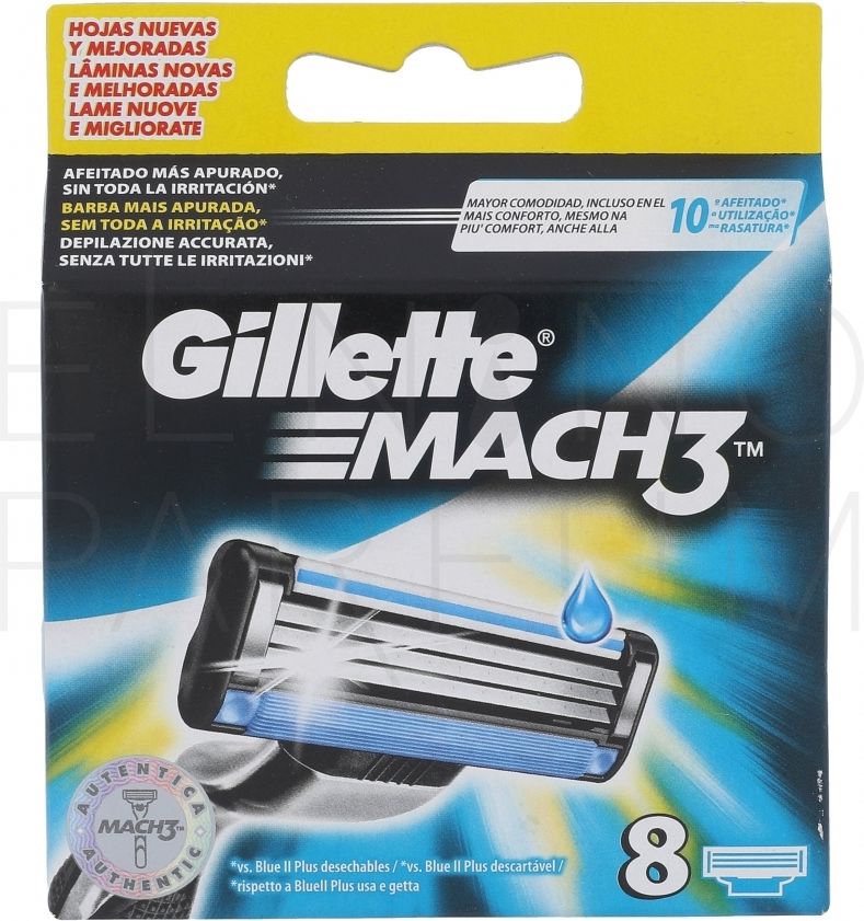 Gillette Mach3 M 8 końcówek