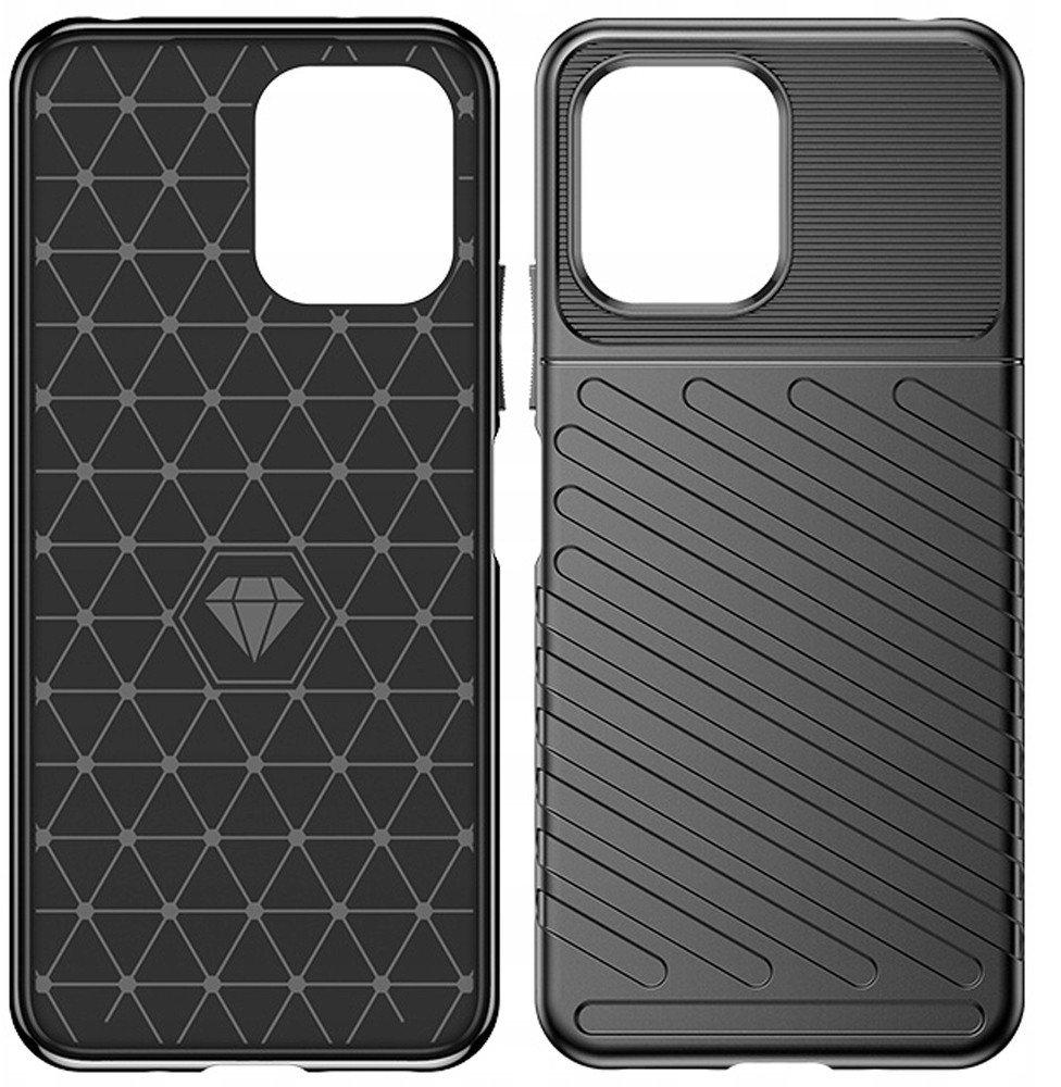 PANCERNE ETUI XIAOMI REDMI 12 THUNDER CASE - CZARNE