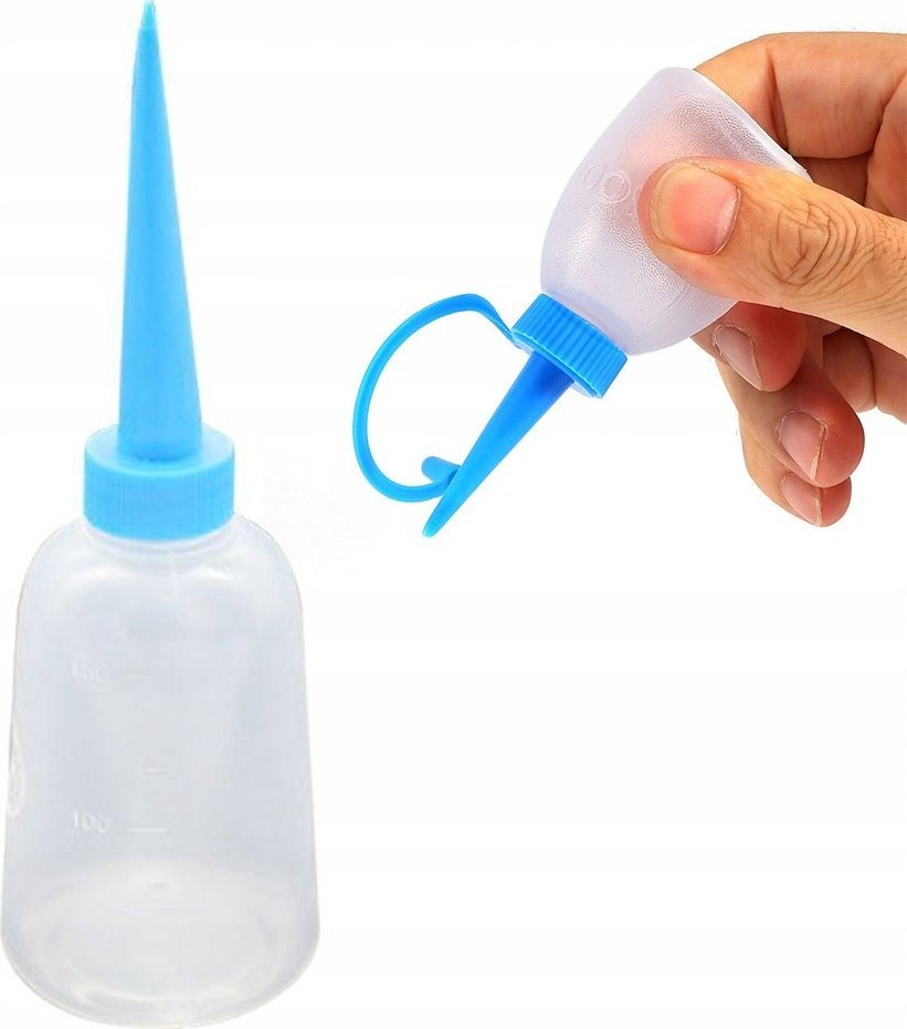 Rosfix UNIWERSALNA BUTELKA Z DOZOWNIKIEM 150ML NA TOPNIK ALKOHOL IPA KLEJ 80MM