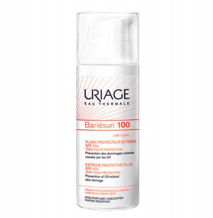 URIAGE_Bariesun 100 fluid ochronny do skóry bardzo wrażliwej i nietolerancyjnej SPF50+ 50ml