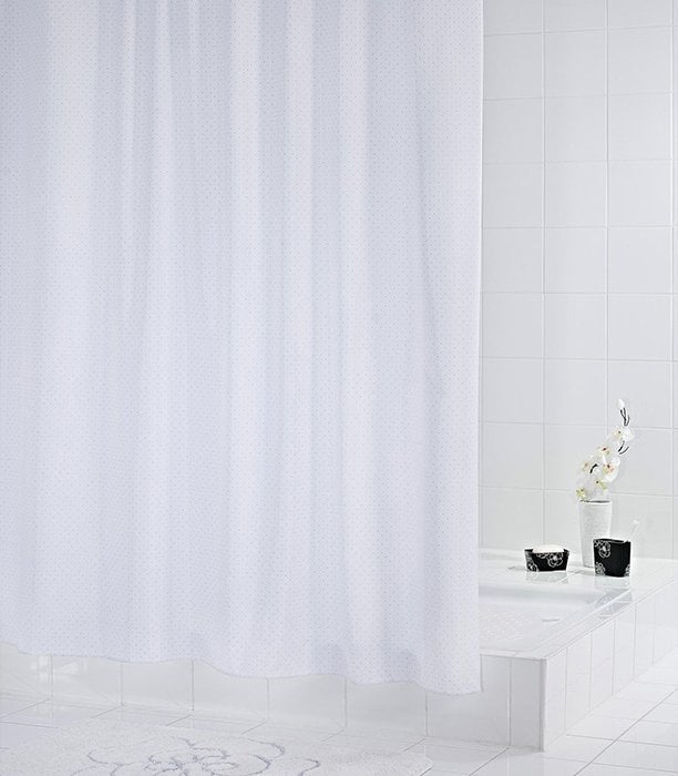 Ridder SHOWER CURTAINS DIAMOND WHITE 180 X 200