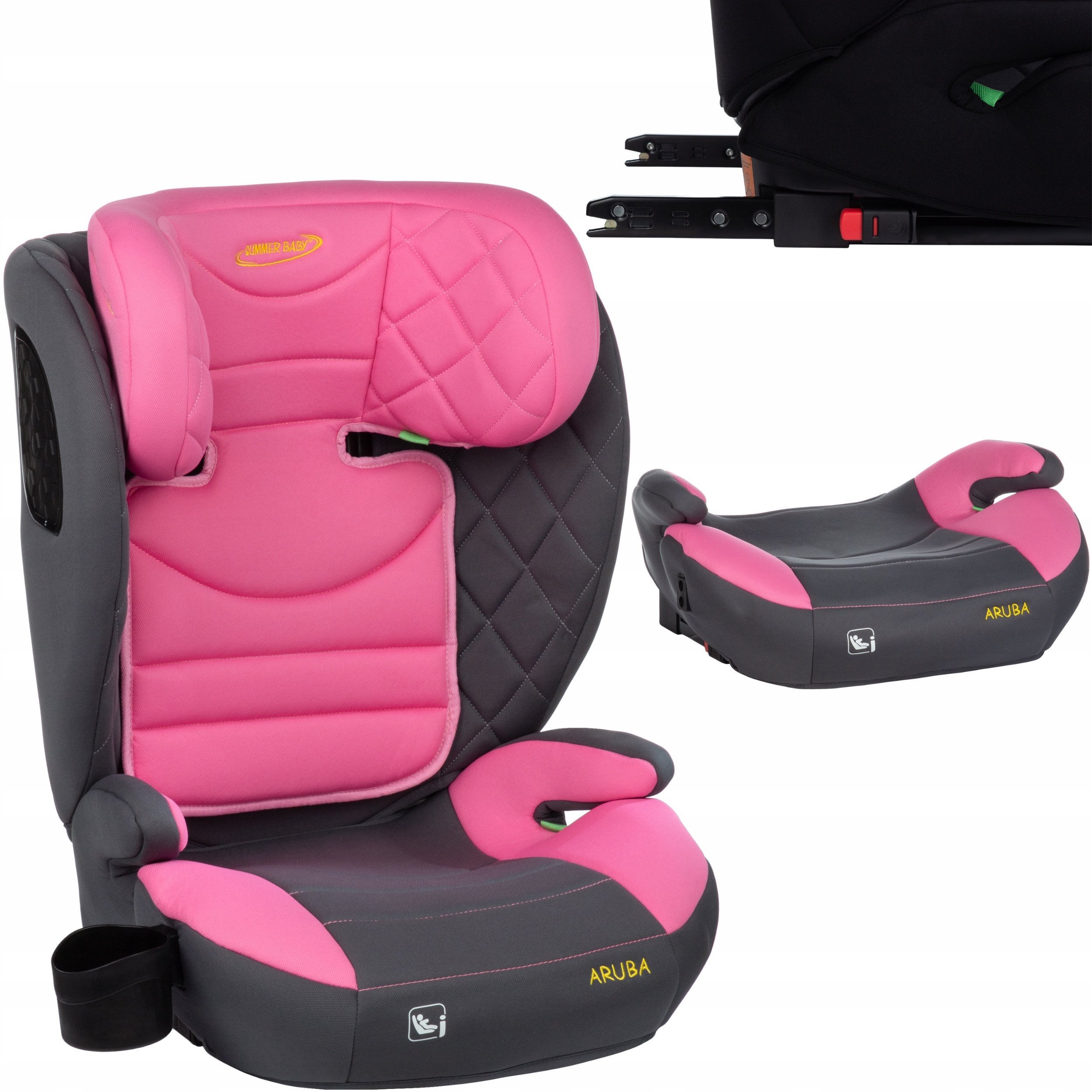 Fotelik samochodowy ARUBA i-SIZE 100-150cm ISOFIX marki SUMMER BABY