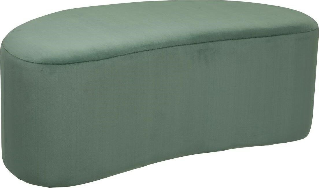 Atmosphera Ława tapicerowana z aksamitu MALONE, 98 x 51 cm