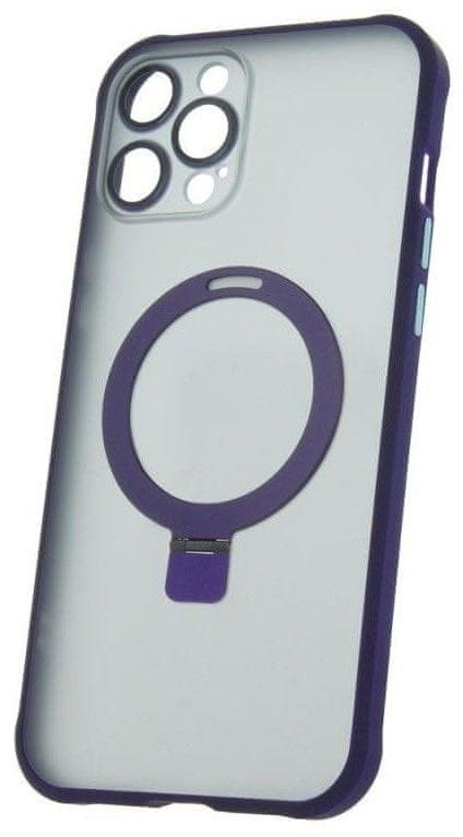 Nakładka Mag Ring do iPhone 15 Pro Max 6,7" fioletowa