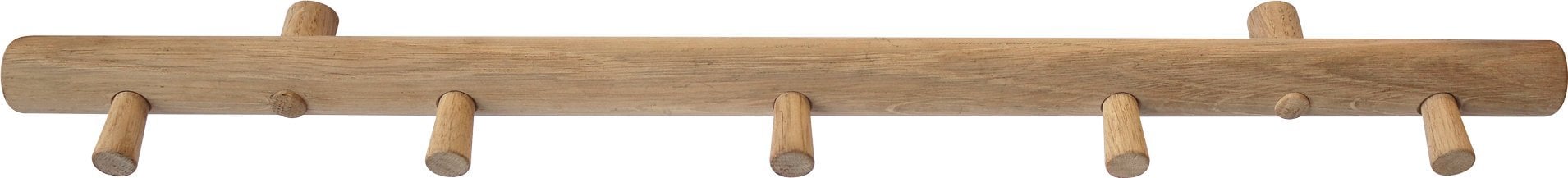 Home It Home>it® smart knagerække med 5 knage 60×7×2,5 cm egetræ natur