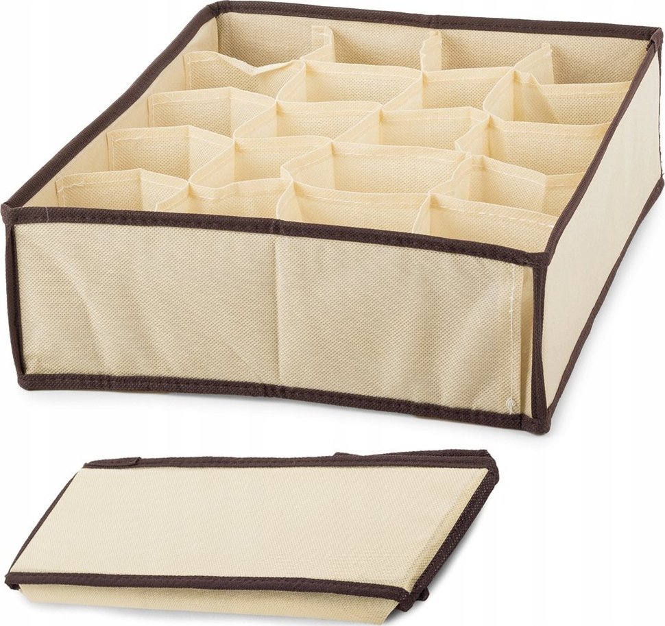 Verk ORGANIZER NA BIELIZNĘ SKARPETY DO SZUFLADY BEŻ 20