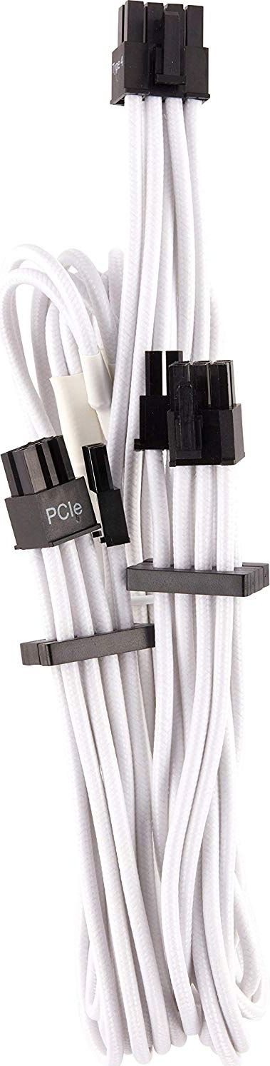 Corsair PCIe 8-pin - PCIe 8-pin, 0.65m, Biały (CP-8920252)