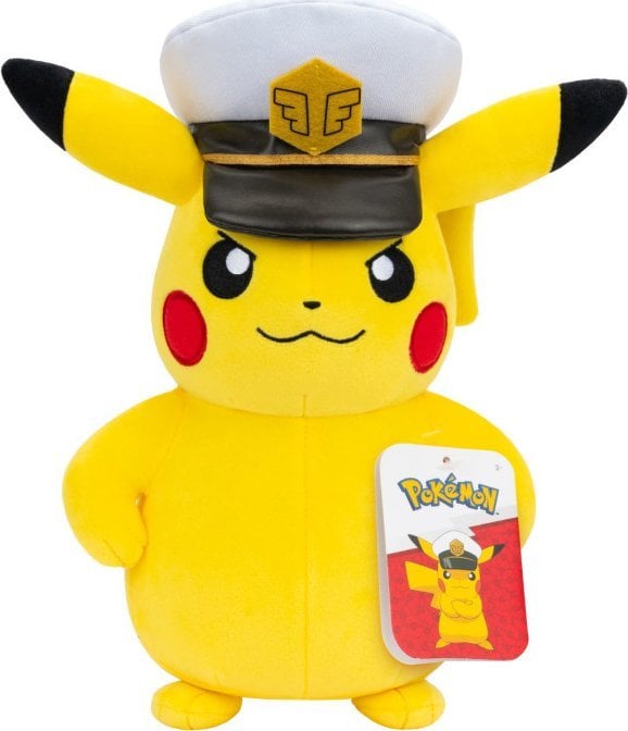 POKEMON PLUSH 20 CM CAPTAIN PIKACHU CDU