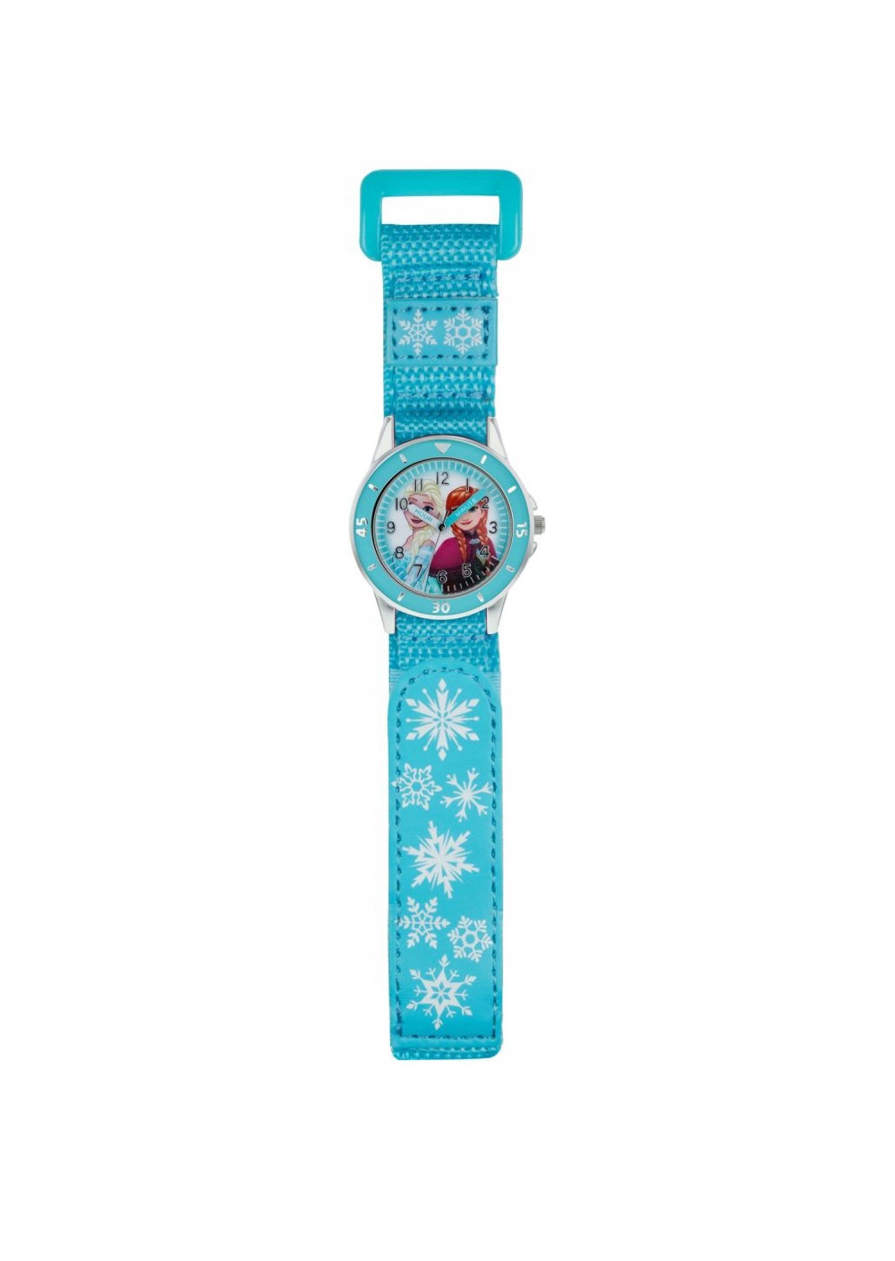 Accutime Time Teacher Frozen Blue Fabric Strap