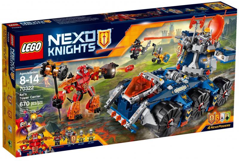 LEGO Nexo Knights Pojazd Axla (70322)