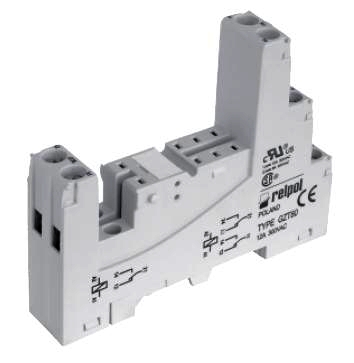 Relpol Gniazdo przekaźnika RM84 RM85 RM87L RM87P GZT80 szare - 852612