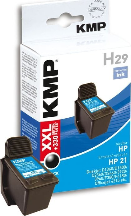 Tusz KMP KMP H29 ink cartridge black compatible with HP C 9351 AE - 1900,4211