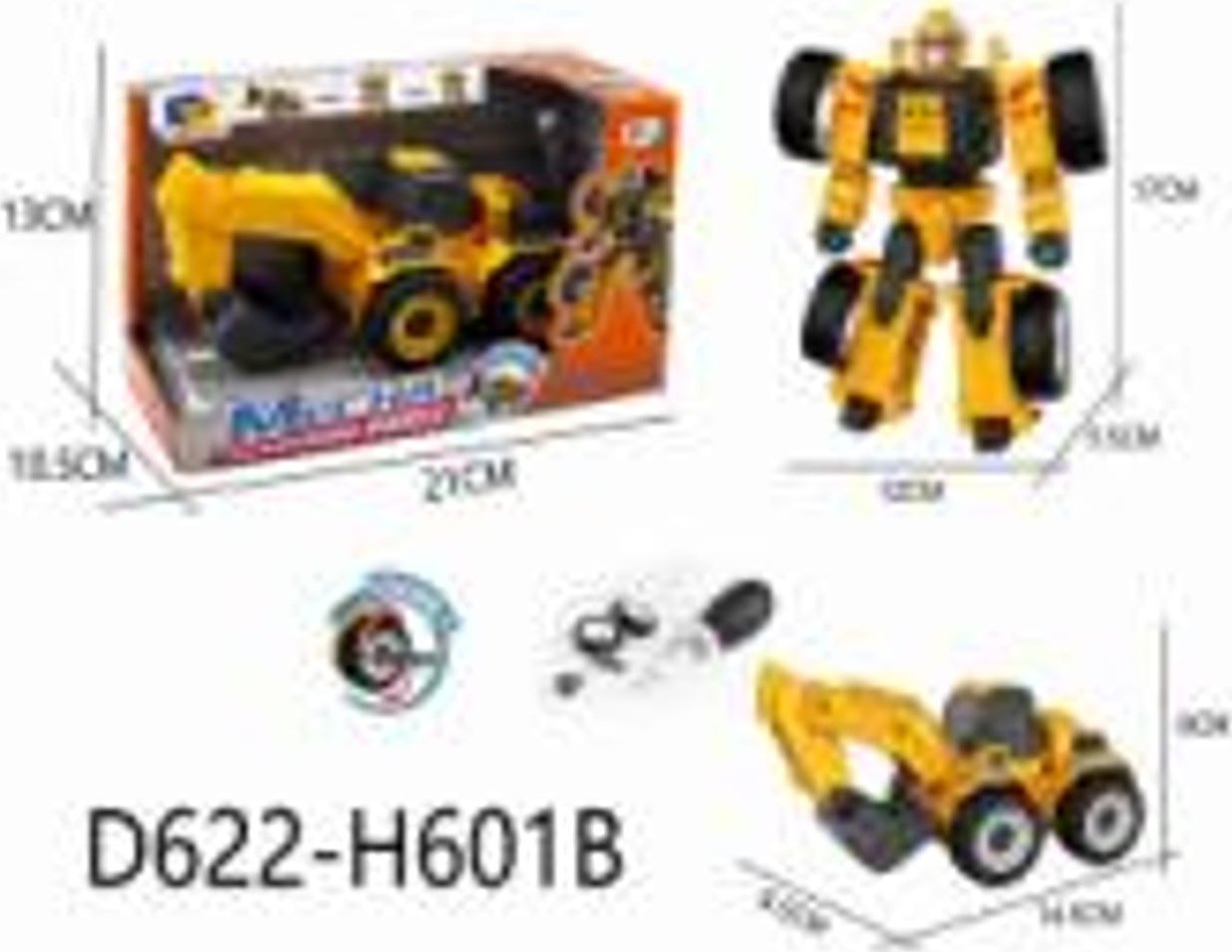 Samochód transformujacy D622-H601B