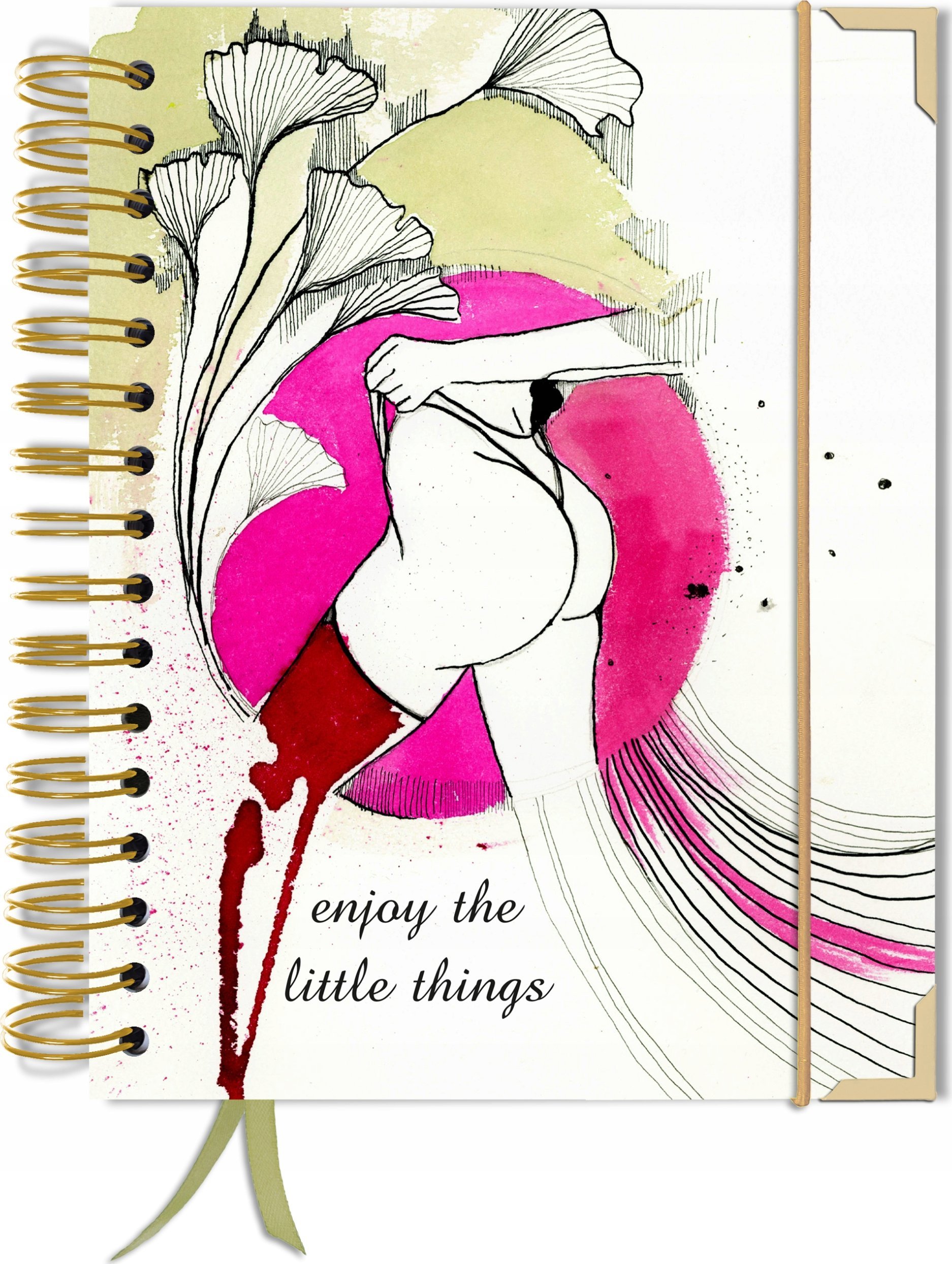 TadaPlanner Bullet journal 180 stron notes planer zeszyt A5+ w kropki