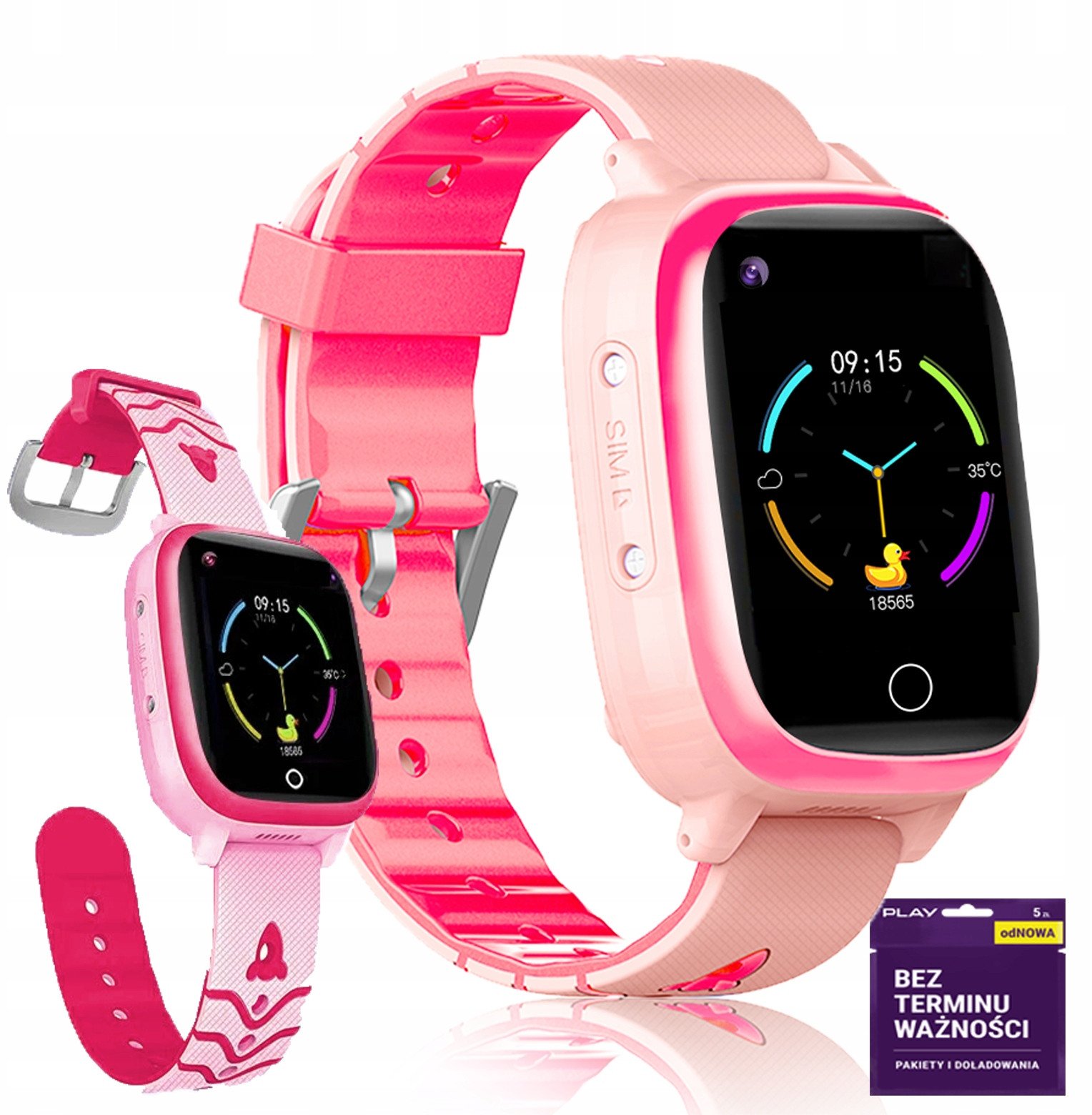 SMARTWATCH DLA DZIECI IP68 GPS 4G VideoCall PL