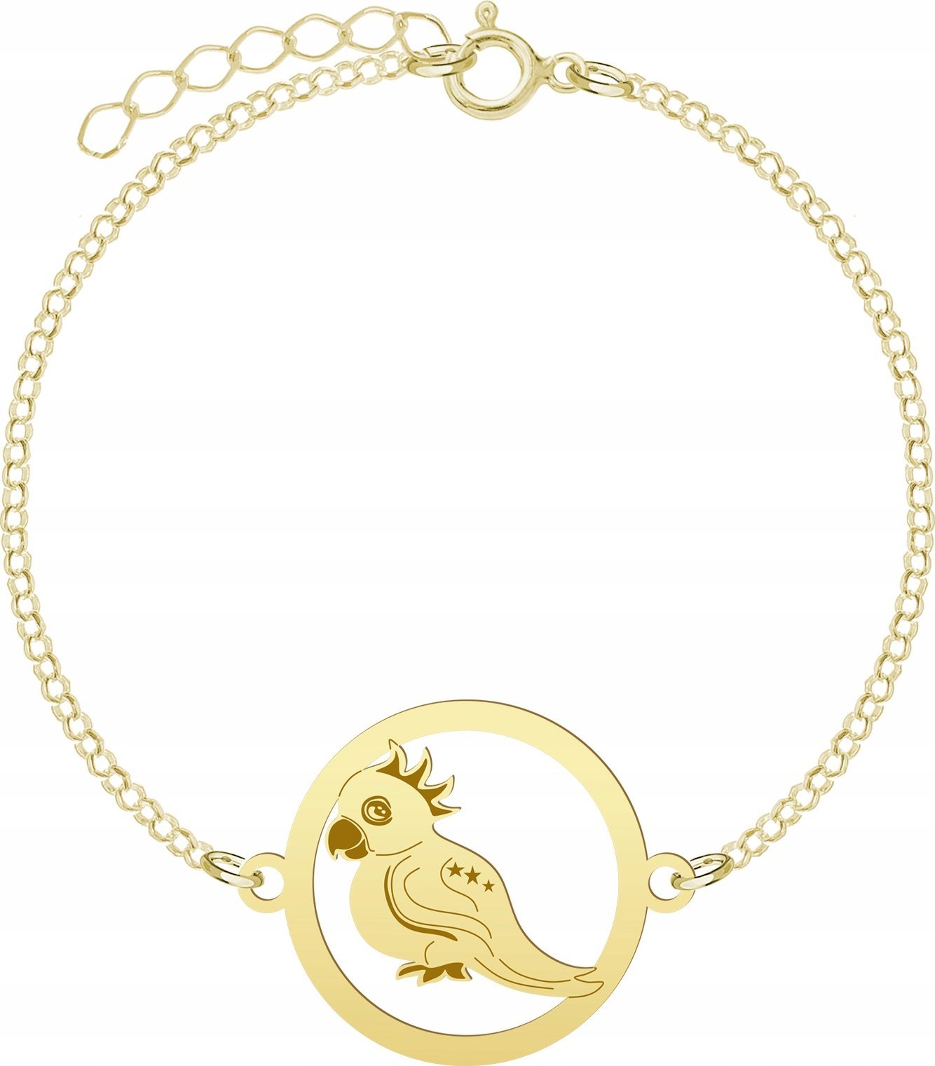 Radziszewska Jewellery Pozłacana Bransoletka CUTIE PAPUŻKA DEDYKACJA