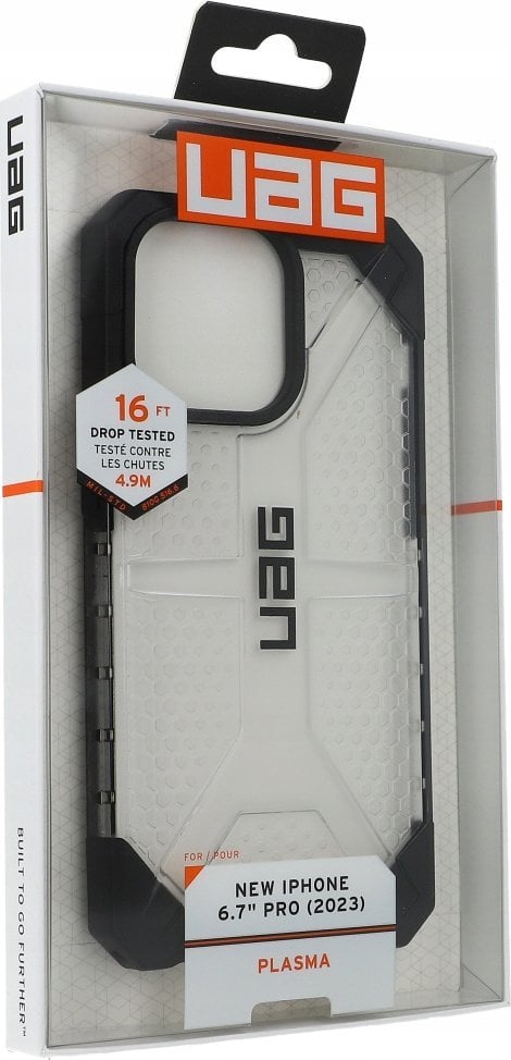 UAG Obudowa ochronna UAG Plasma - do iPhone 15 Pro Max przezroczysta - czarna ramka