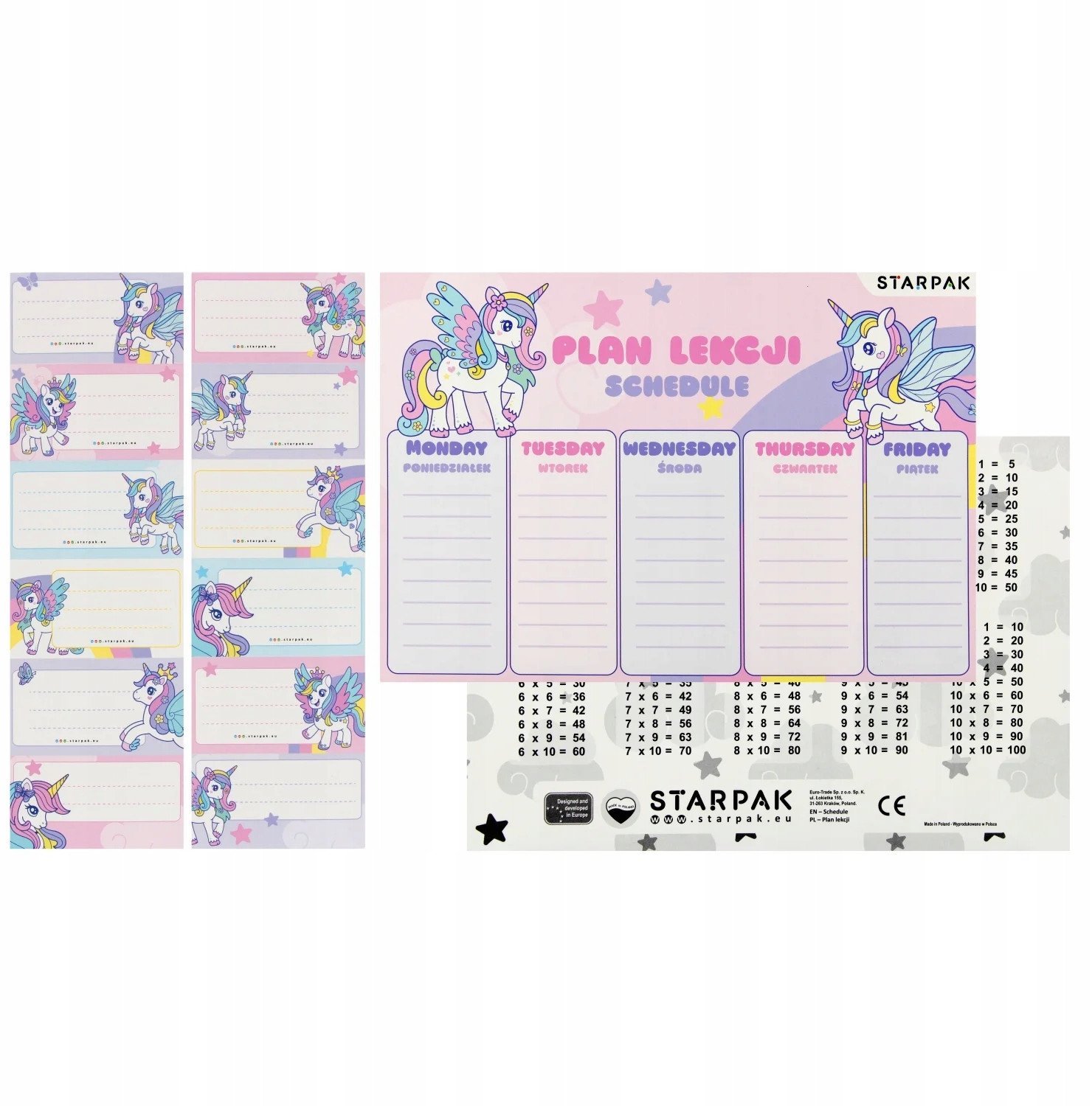 PLAN LEKCJI NAKLEJKI NA ZESZ STK UNICORN PUD1/24