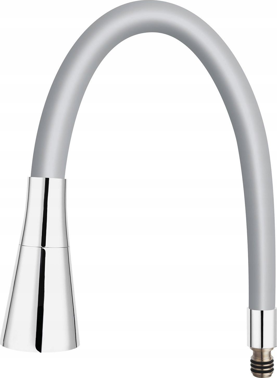 Wylewka W101S-B / FERRO / ELASTICO II / WYLEWKA DO BATERII ZLEWOZMYWAKOWEJ, SZARA /