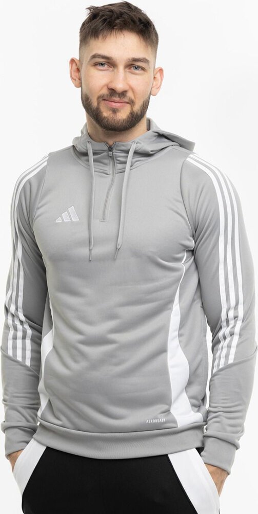 Adidas Bluza męska adidas Tiro 24 Training Hooded szara IR7551 S
