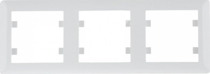 Hager Ramka potrójna Lumina 2 biała (WL5230)