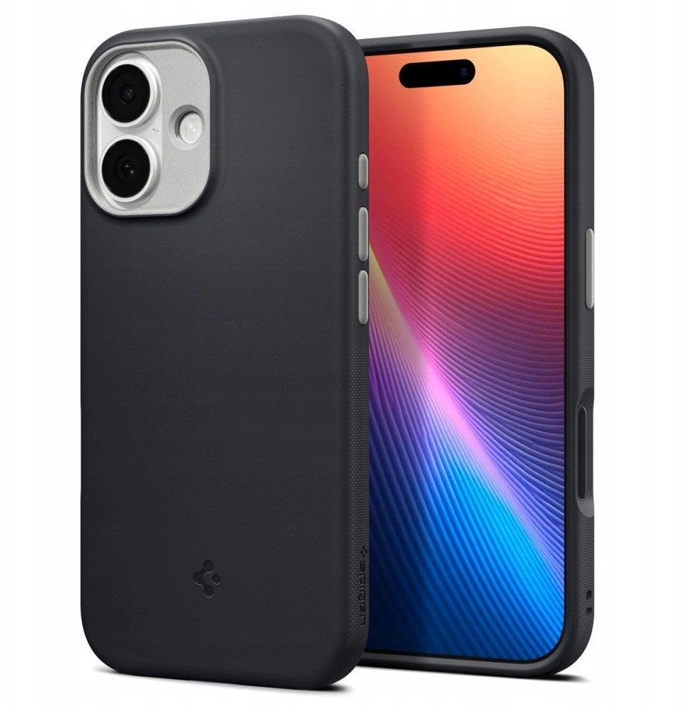 Etui Spigen Nano Pop Mag MagSafe do Apple iPhone 17 Black Sesame