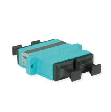 Adapter TELEGRTNER SC Duplex, wielomodowy, tuleja ceramiczna, obudowa z tworzywa sztucznego