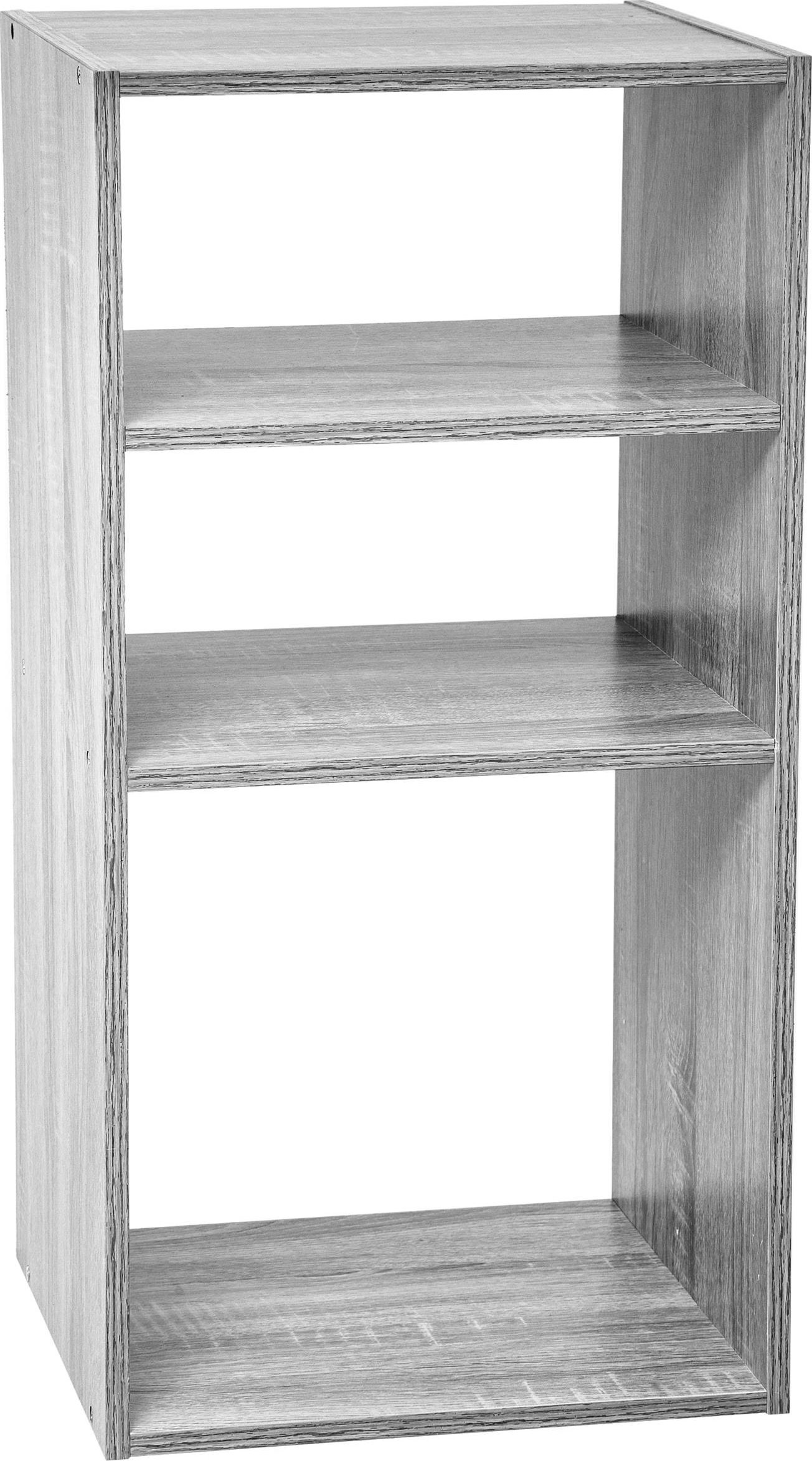 Atmosphera Regał z 4 półkami, 34x32x67 cm, szary