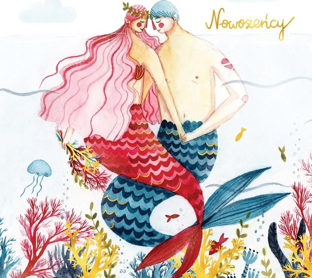 HENRY Karnet 155x155 Ślub - Syreny