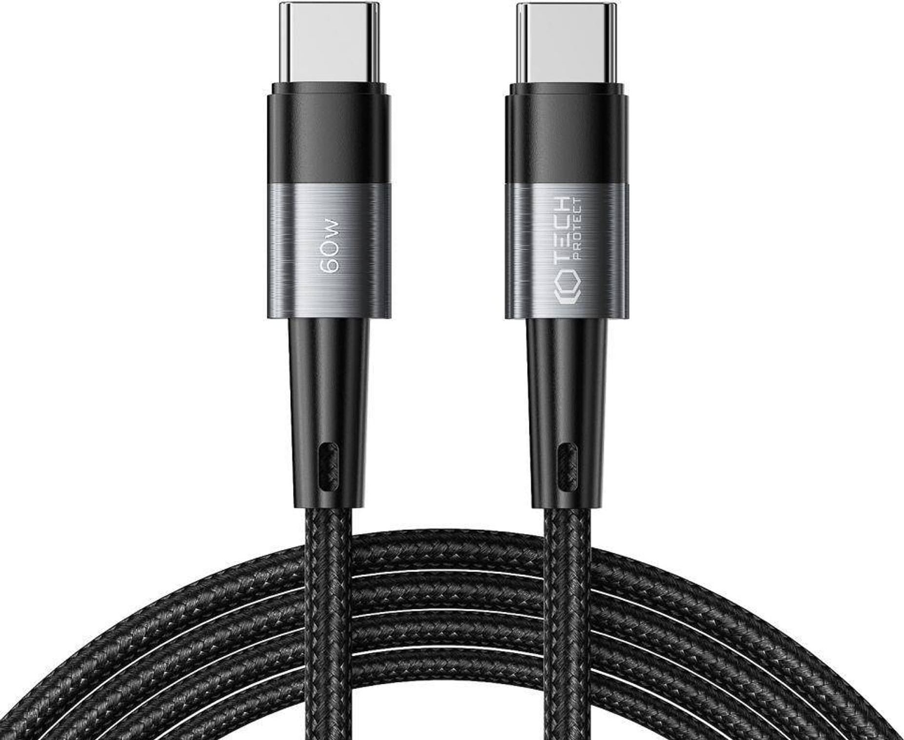 Kabel USB Tech-Protect USB-C - USB-C 2 m Szary (9490713933985)