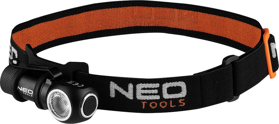 Latarka czołowa Neo Latarka Czołowa Akumulatorowa 600 lm USB CREE XPG3 LED (99-027)